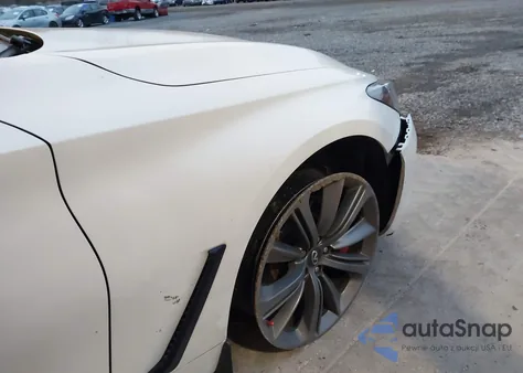 2021 Infiniti Q60 Red Sport 400 Awd from USA, damaged, VIN JN1FV7LL8MM560389